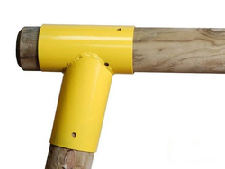 2 x Balkenanschluss Ø100 mm, 100°