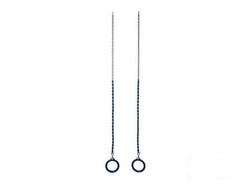 Turnringe aus Aluminium mit Kette