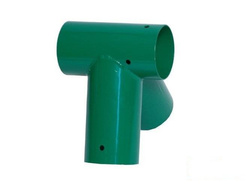 Rohrverbindungsstück für Rundholz 90 Grad