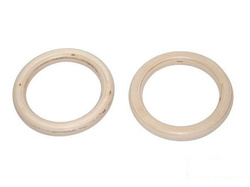 Gymnastikringe aus Holz (ohne Seile)