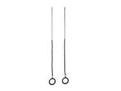 Turnringe aus Aluminium mit Kette