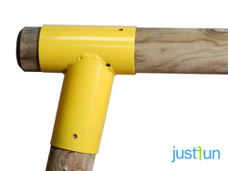 2 x Balkenanschluss Ø100 mm, 100°