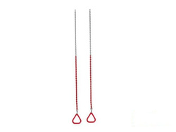 Turnringe aus Aluminium mit Kette