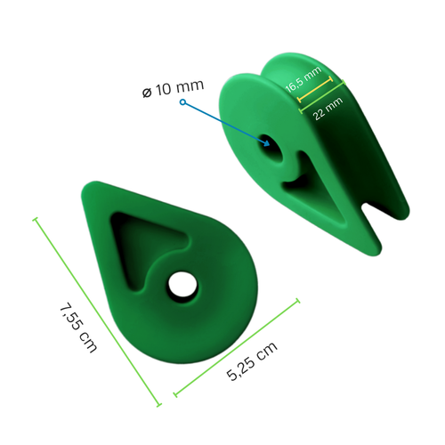 Passfedernut mit Bohrung M10