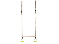 Gymnastisches Trapez mit runden Reifen