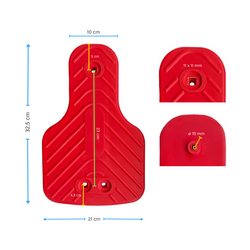 Gummisitz für Wippe