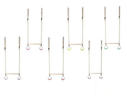 Gymnastisches Trapez mit runden Reifen