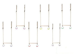 Gymnastisches Trapez mit runden Reifen