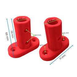 Befestigungsfuss Basic 16 mm