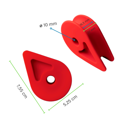 Passfedernut mit Bohrung M10