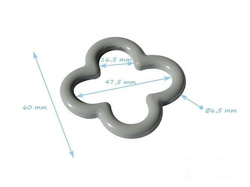 Kreuzkupplung für verstärkte Kabel offen