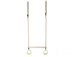 Gymnastisches Trapez mit runden Reifen