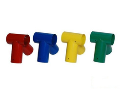 Rohrverbindungsstück für Rundholz 90 Grad