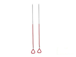 Turnringe aus Aluminium mit Kette