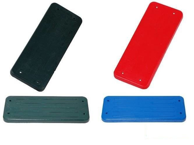 Flache Gummischaukel für öffentliche Spielplätze