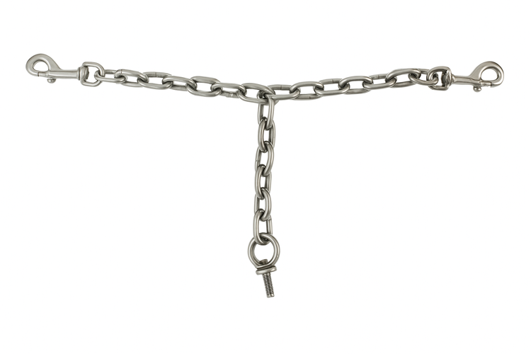 Edelstahl-Kettensatz 5mm - 1,8m