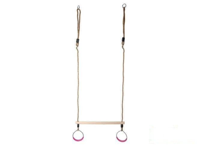 Gymnastisches Trapez mit runden Reifen