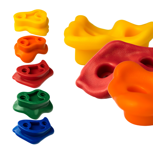 Klettersteine aus Kunststoff