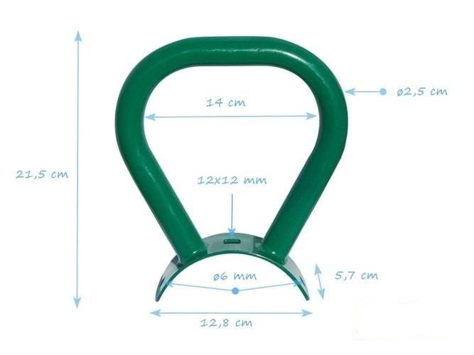 Waagebalkenhalter für Ø100-120 mm Balken