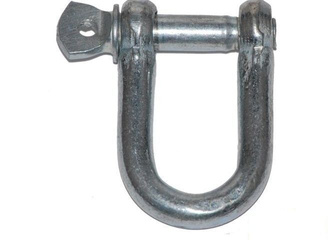 Schäkel mit Imbus Senkkopfschraube und Sicherungsmutter M6 23x12 mm 